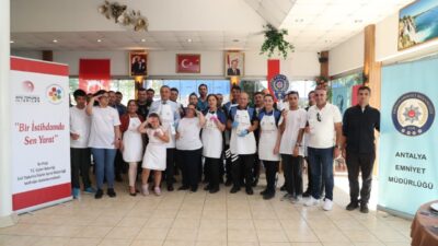 ANTALYA (AA) – Antalya Emniyet Müdürlüğünce "Bir İstihdam Da Sen