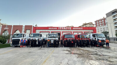 KONYA (AA) – Konya Büyükşehir Belediyesi itfaiye ekipleri ile Karatay