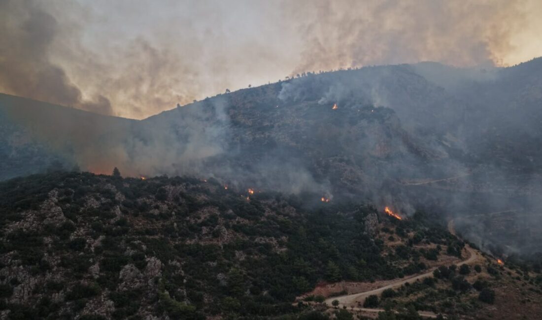 ANTALYA (AA) – Antalya'nın Kaş ilçesinde dün çıkan orman yangınına