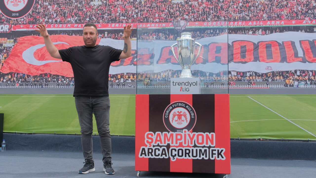 ÇORUM (AA) – Arca Çorum FK'nin Trendyol 1. Lig play-off