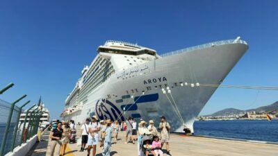 MUĞLA (AA) – Malta bayraklı kruvaziyer "Aroya" ile Muğla'nın Bodrum