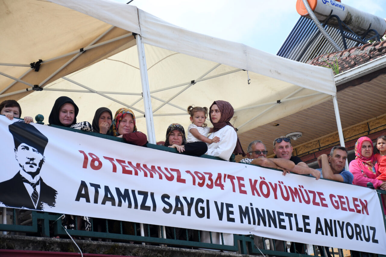 DÜZCE (AA) – Gazi Mustafa Kemal Atatürk'ün Düzce'ye gelişinin 92.