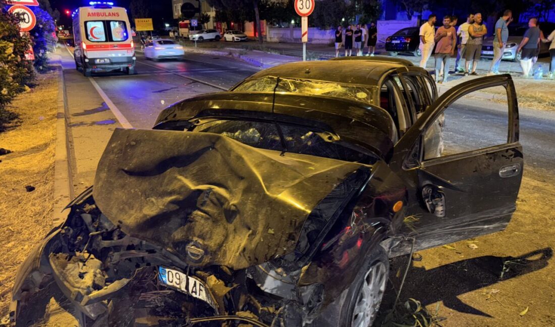 AYDIN (AA) – Aydın'ın Söke ilçesinde otomobilin ağaca çarpması sonucu