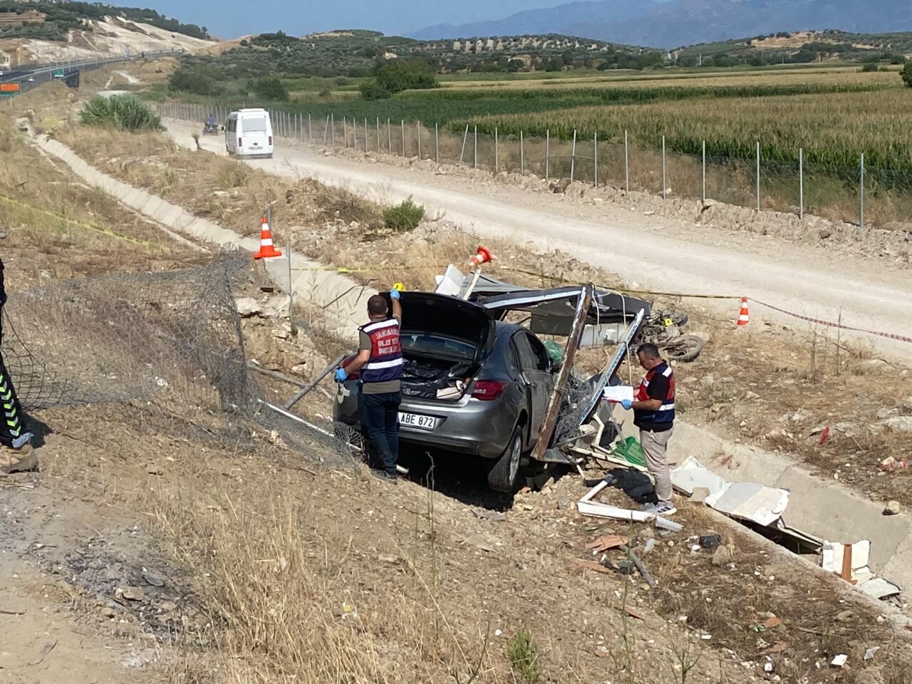 AYDIN (AA) – Aydın'da otomobilin bekçi kulübesine çarpması sonucu 1