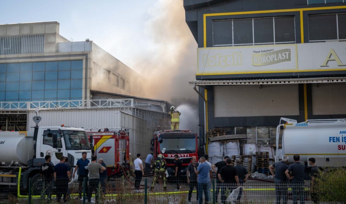 ANKARA (AA) – Ankara'nın Yenimahalle ilçesinde bir depoda çıkan yangına