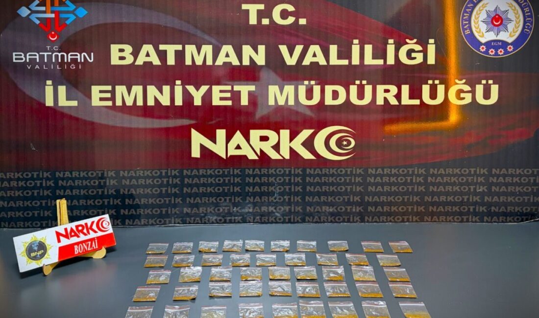 BATMAN (AA) – Batman'da düzenlenen uyuşturucu operasyonunda gözaltına alınan 6