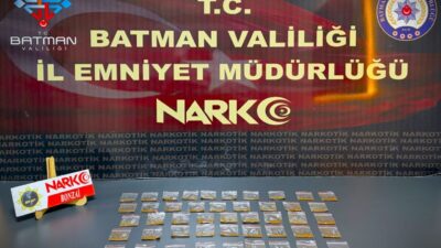 BATMAN (AA) – Batman'da düzenlenen uyuşturucu operasyonunda gözaltına alınan 6