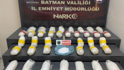 BATMAN (AA) – Batman'da düzenlenen uyuşturucu operasyonunda yakalanan şüpheli tutuklandı.