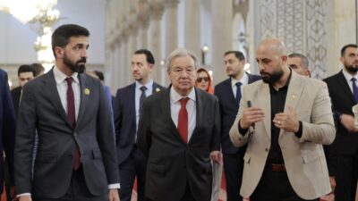 - Guterres, 17 yıl aradan sonra Şam’ı ziyaret eden ilk