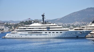 MUĞLA (AA) – Muğla'nın Bodrum ilçesine gelen dünyanın sayılı mega