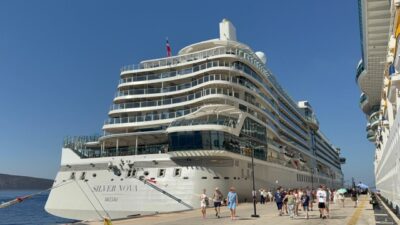 MUĞLA (AA) – Muğla'nın Bodrum ilçesine "Silver Nova" ve "Brilliance