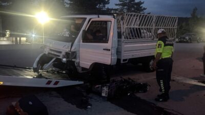 BOLU (AA) – Bolu'da kamyonetle motosikletin çarpışması sonucu 1 kişi