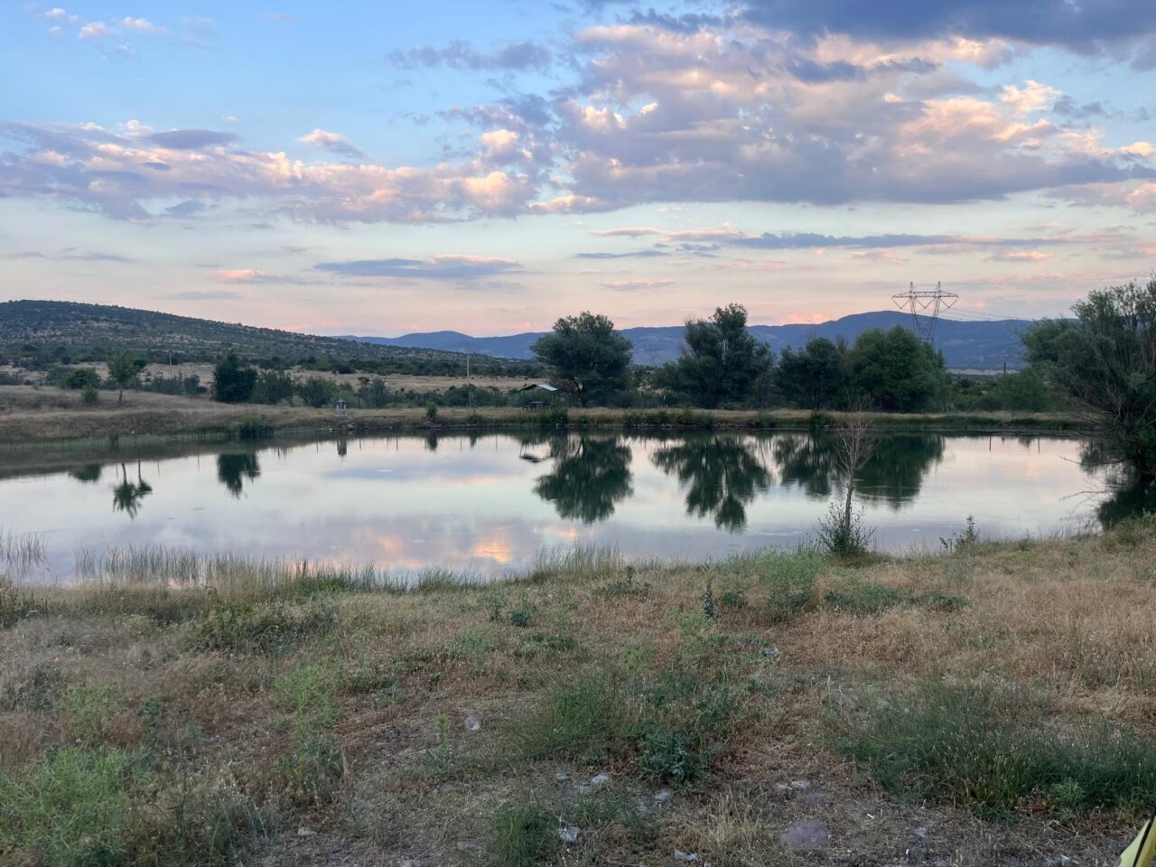 BOLU (AA) – Bolu'nun Kıbrıscık ilçesinde serinlemek için girdiği gölette