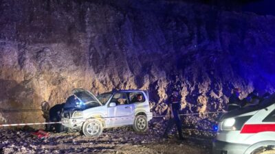 BOLU (AA) – Bolu'da cipin uçuruma yuvarlanması sonucu 2 kişi