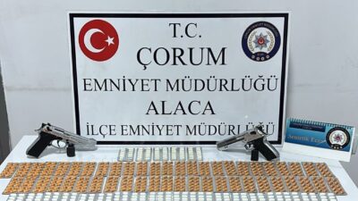 ÇORUM (AA) – Çorum'un Alaca ilçesinde uyuşturucu ticareti yaptığı iddiasıyla