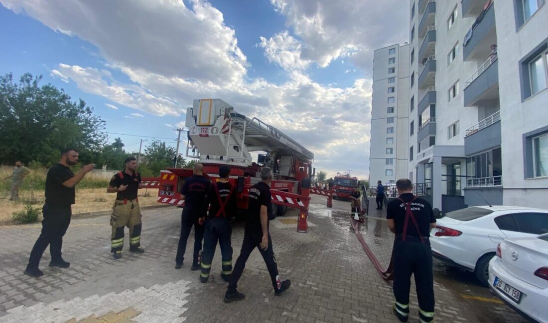 DİYARBAKIR (AA) – Diyarbakır'ın merkez Yenişehir ilçesinde apartman dairesinde çıkan