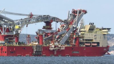 ÇANAKKALE (AA) – Romanya'daki doğal gaz boru hattı döşeme çalışmalarında