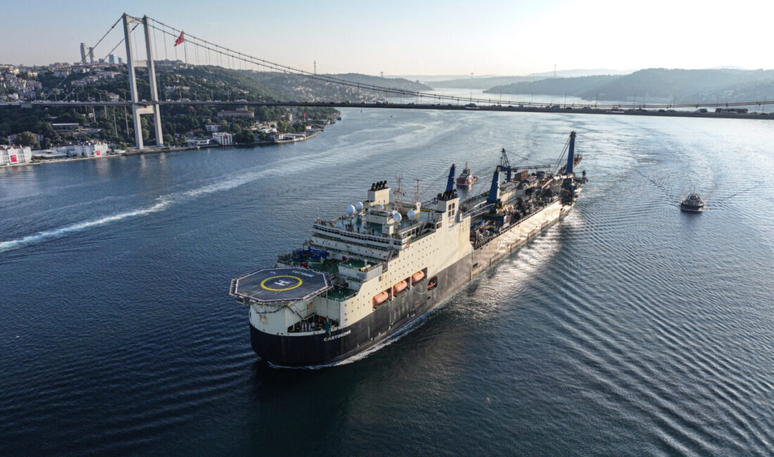 İSTANBUL (AA) – Romanya'da doğal gaz boru hattı döşeme çalışmalarında