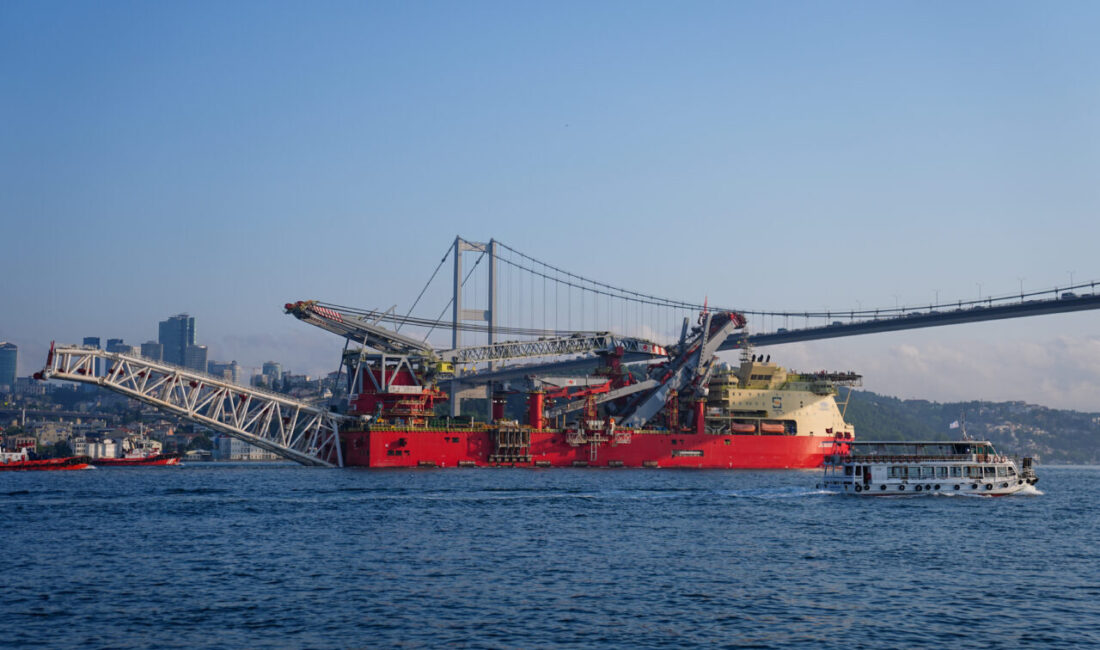 İSTANBUL (AA) – Romanya'daki doğal gaz boru hattı döşeme çalışmalarında