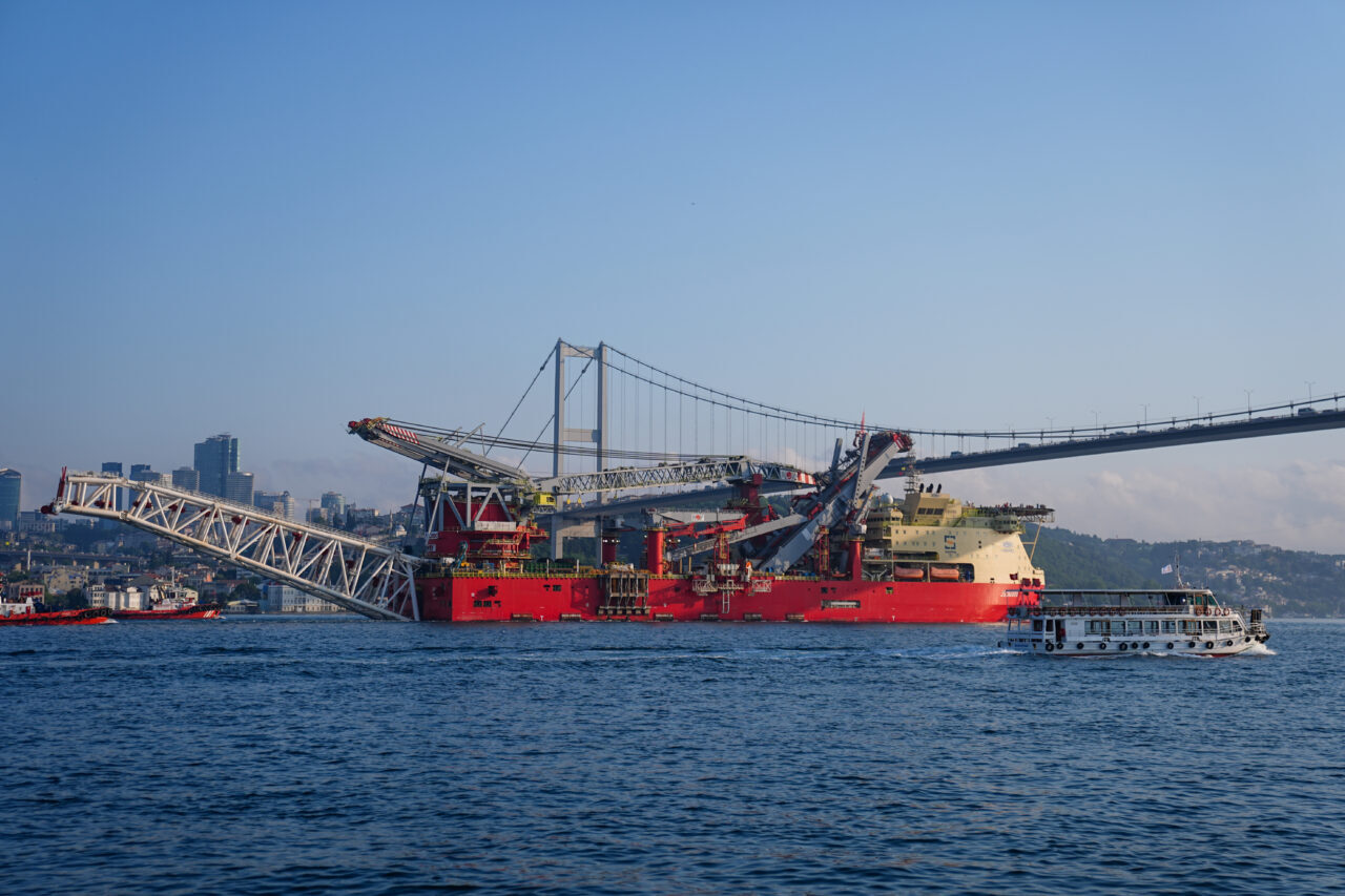 İSTANBUL (AA) – Romanya'daki doğal gaz boru hattı döşeme çalışmalarında