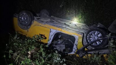 DÜZCE (AA) – Düzce’nin Yığılca ilçesinde yaklaşık 100 metrelik şarampole