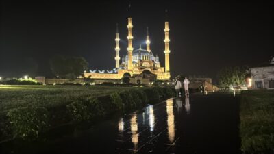 EDİRNE (AA) – Edirne'de akşam saatlerinde etkili olan sağanak, gün