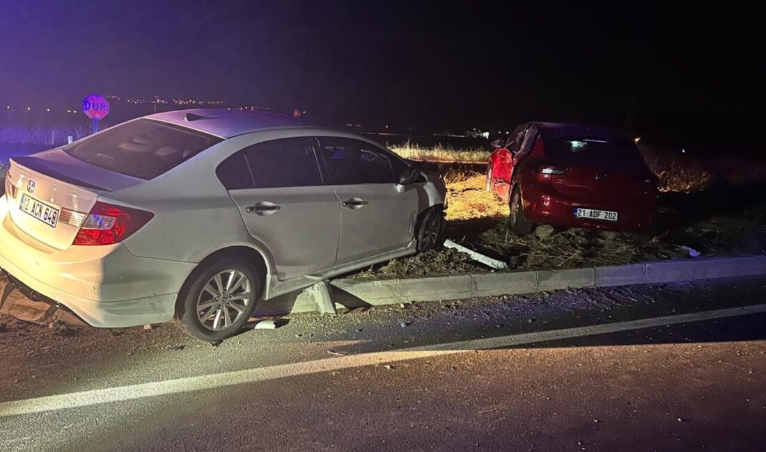 ELAZIĞ (AA) – Elazığ'ın Kovancılar ilçesinde iki otomobilin çarpıştığı kazada