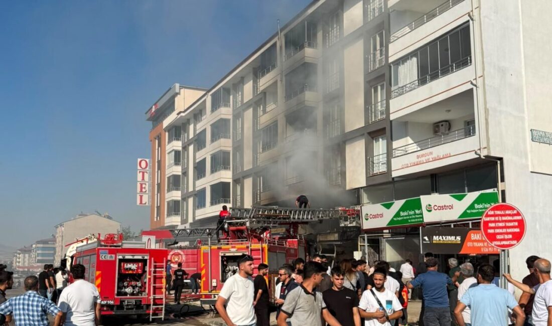 ELAZIĞ (AA) – Elazığ'ın Kovancılar ilçesinde bir iş yerinde çıkan