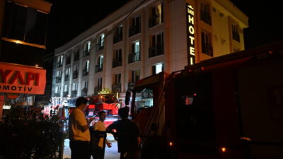 İSTANBUL (AA) – İstanbul'un Esenyurt ilçesinde bir otelde çıkan yangın