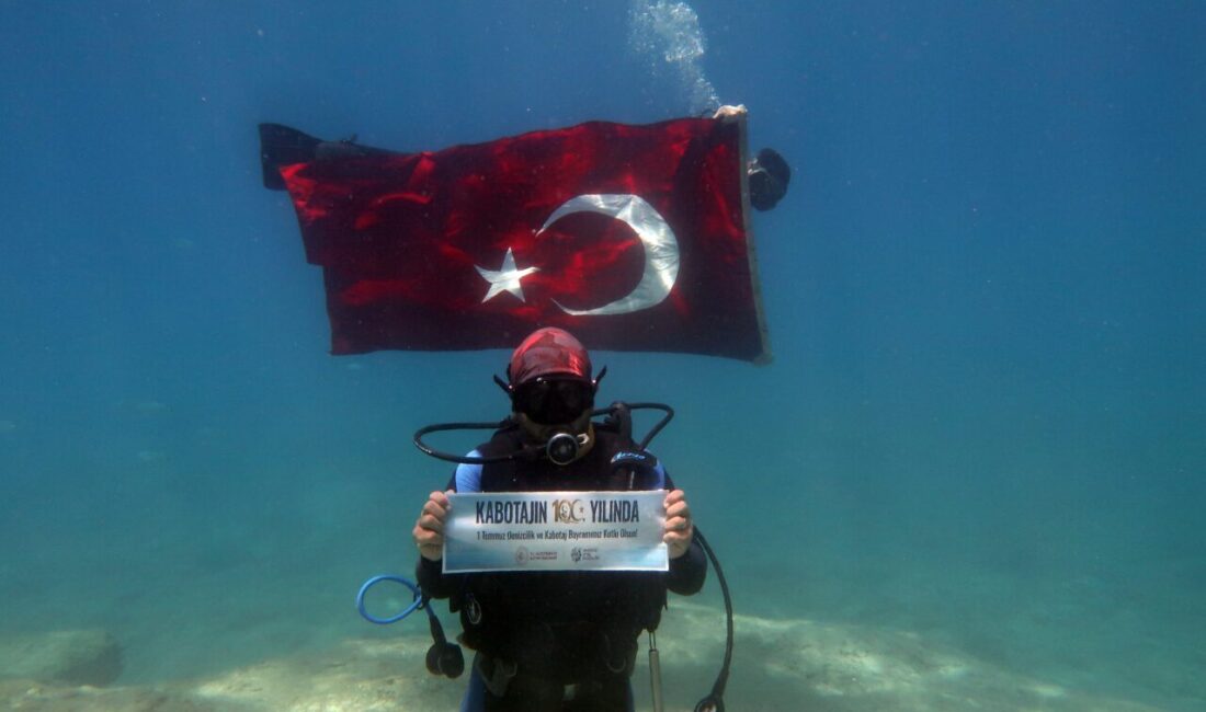 MUĞLA – Muğla'nın Fethiye ilçesinde bir grup dalgıç, 1 Temmuz