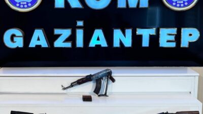 GAZİANTEP (AA) – Gaziantep'in merkez Şehitkamil ilçesinde düzenlenen silah kaçakçılığı