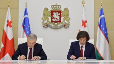 TİFLİS (AA) – Gürcistan Başbakanı İrakli Kobakhidze ile Özbekistan Cumhurbaşkanı