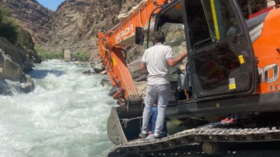 ŞIRNAK (AA) – Şırnak'ın Beytüşşebap ilçesinde Habur Çayı'na düşerek kaybolan