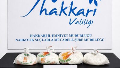 HAKKARİ (AA) – Hakkari'de uyuşturucuyla mücadele çalışmaları kapsamında son bir