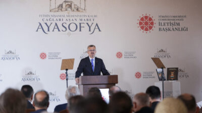 - "24 Temmuz 2020 tarihinde kılınan ilk cuma namazıyla Ayasofya'nın