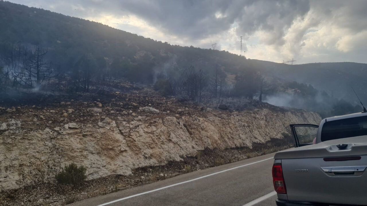 ISPARTA (AA) – Isparta'nın Eğirdir ilçesinde çıkan orman yangını söndürüldü.