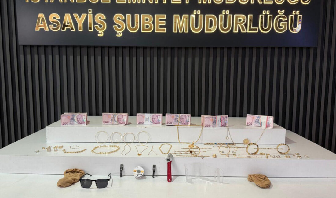 İSTANBUL (AA) – İstanbul'da evlerden nakit para, çek ve milyonlarca
