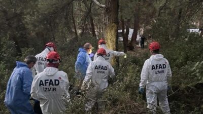 İZMİR (AA) – İzmir'in Menderes ilçesinde kayıp olarak aranan kişinin