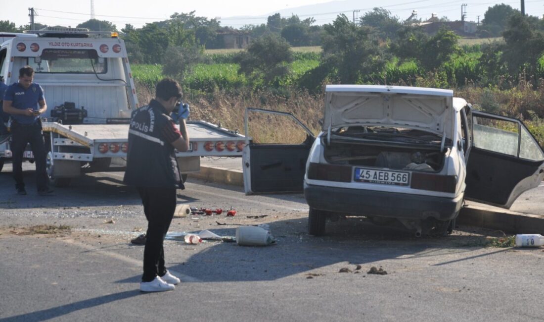 İZMİR (AA) – İzmir'in Ödemiş ilçesinde kontrolden çıkarak karşı şeride