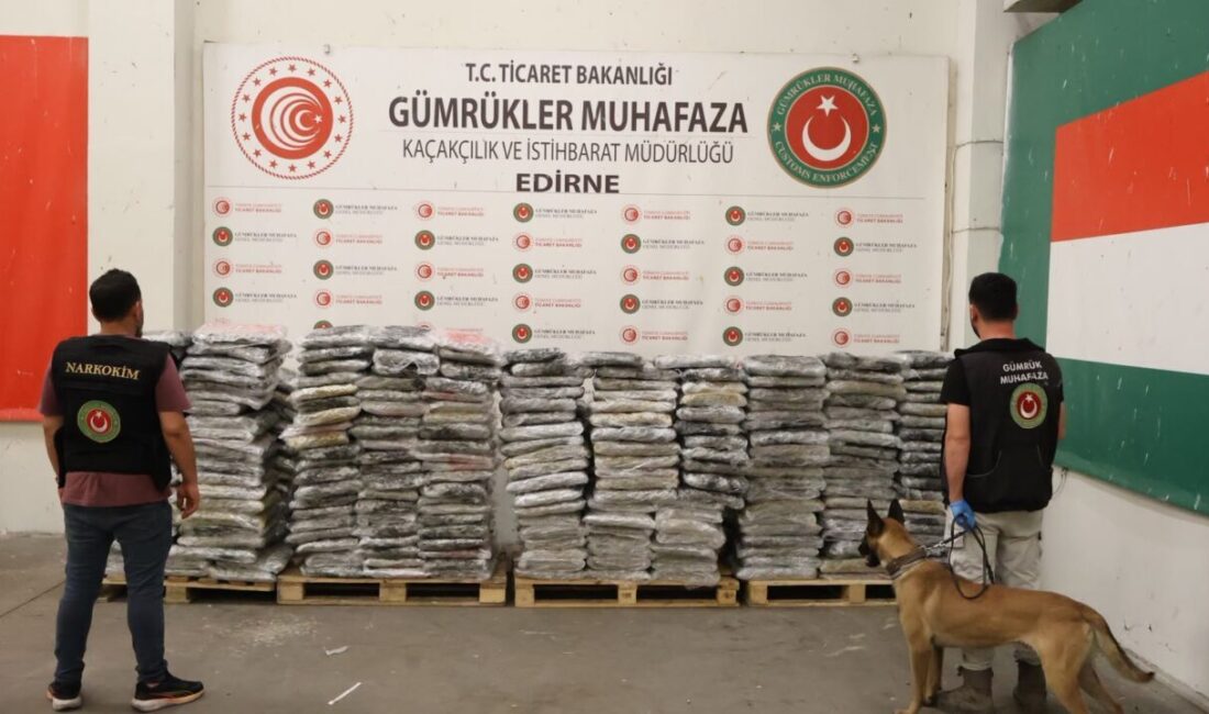 ANKARA (AA) – Ticaret Bakanlığı Gümrükler Muhafaza ekiplerince Kapıkule Gümrük