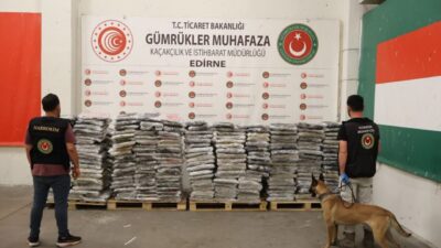 ANKARA (AA) – Ticaret Bakanlığı Gümrükler Muhafaza ekiplerince Kapıkule Gümrük