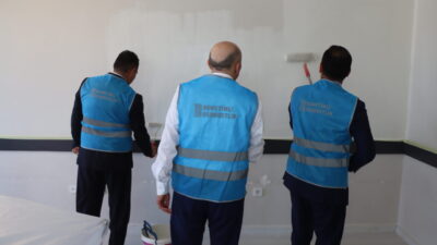 - Boyama ve tadilat çalışmalarına Başsavcı Özkan Levent Taşkoparan, Başsavcı