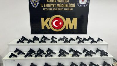 KONYA (AA) – Konya'da polis ekiplerince düzenlenen operasyonda 70 ruhsatsız