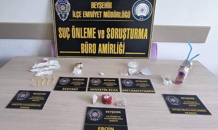 KONYA (AA) – Konya'nın Beyşehir ilçesinde düzenlenen uyuşturucu operasyonunda gözaltına
