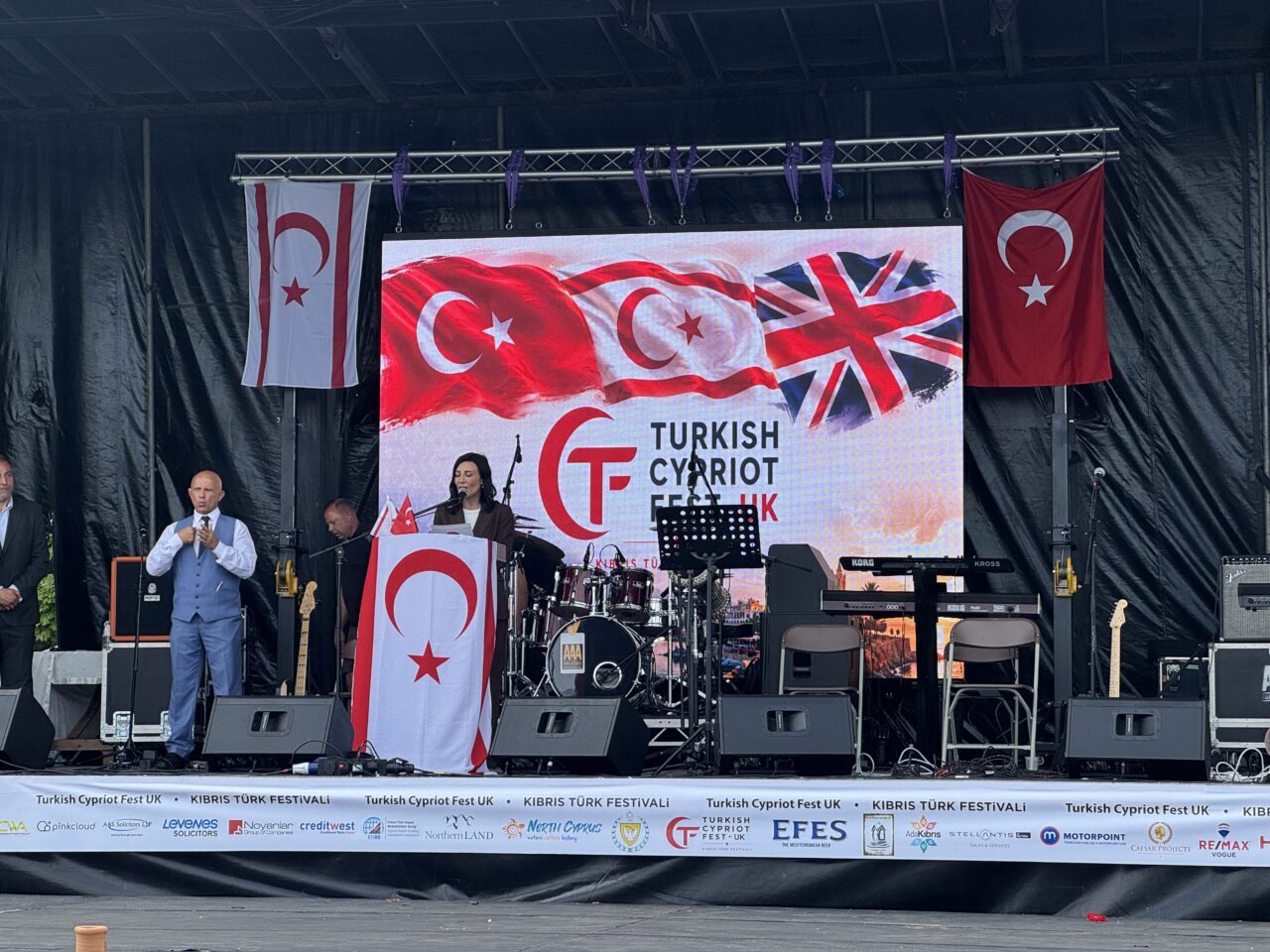 - Etkinliğe, KKTC Başbakanı Ünal Üstel ile Başbakan Yardımcısı Fikri