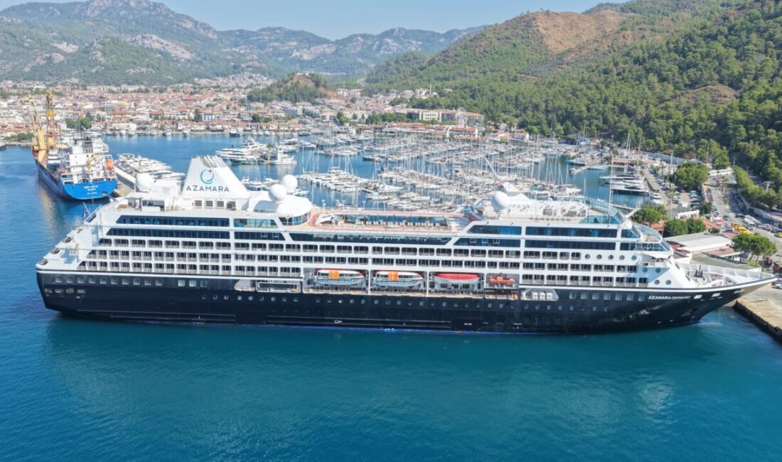 MUĞLA (AA) – Malta bayraklı "Azamara Onward" isimli kruvaziyer, 649