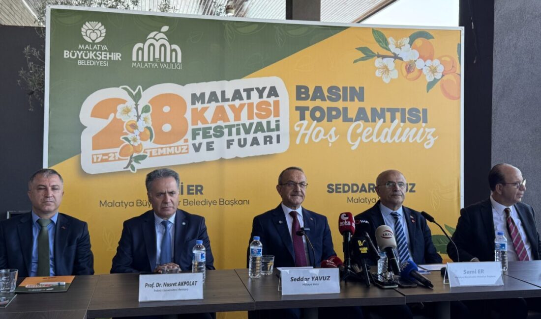MALATYA (AA) – Malatya'da 17-21 Temmuz'da düzenlenecek 28. Malatya Kayısı