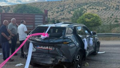 MALATYA (AA) – Malatya'nın Doğanşehir ilçesinde düğün konvoyunda meydana gelen