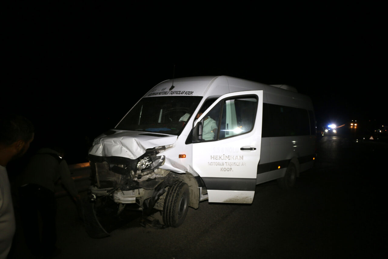 MALATYA (AA) – Malatya'nın Hekimhan ilçesinde meydana gelen trafik kazasında
