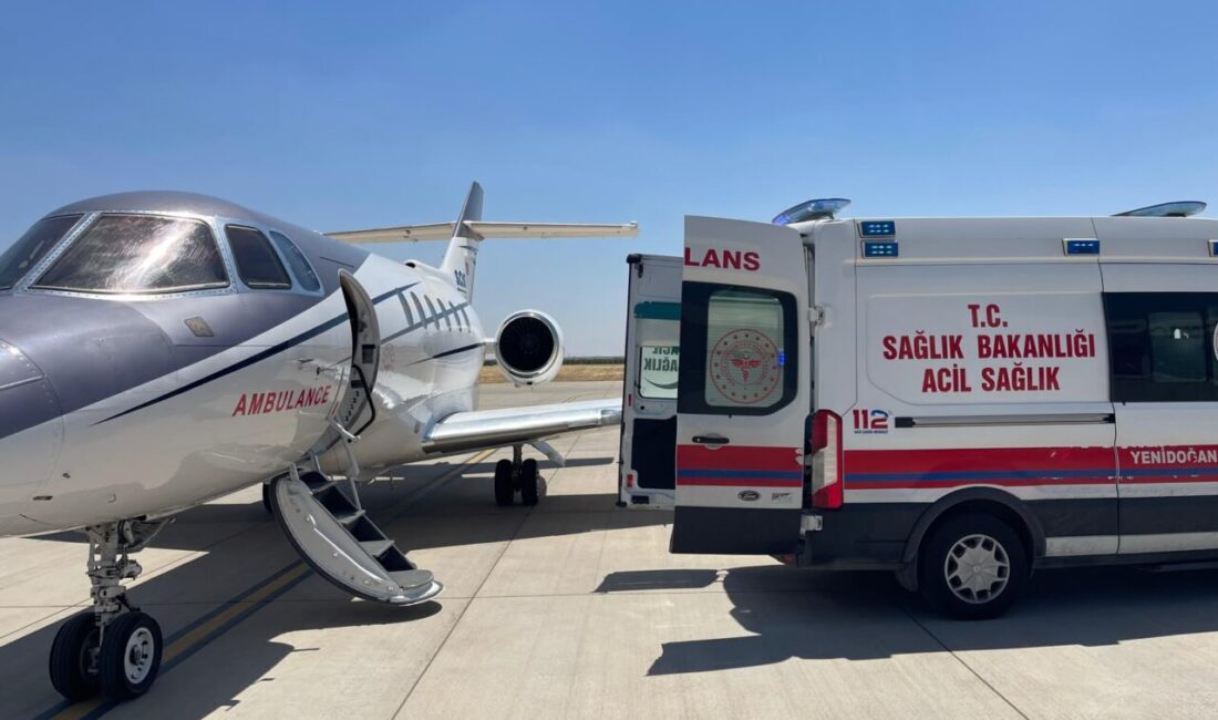 MARDİN (AA) – Mardin'de 14 günlük hasta bebek, ambulans uçakla